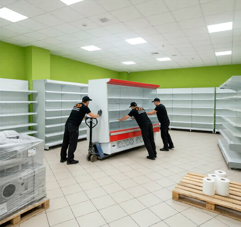 Переезд магазина в Прокопьевске